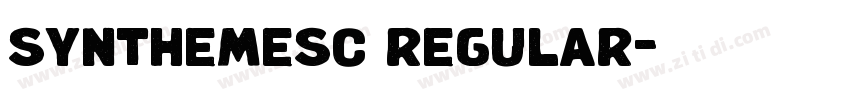 synthemesc regular字体转换 synthemesc regular字体转换